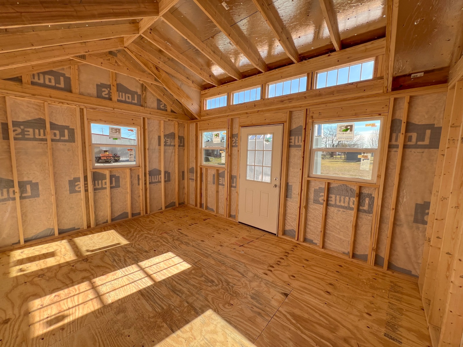 Standard features of TriWood sheds