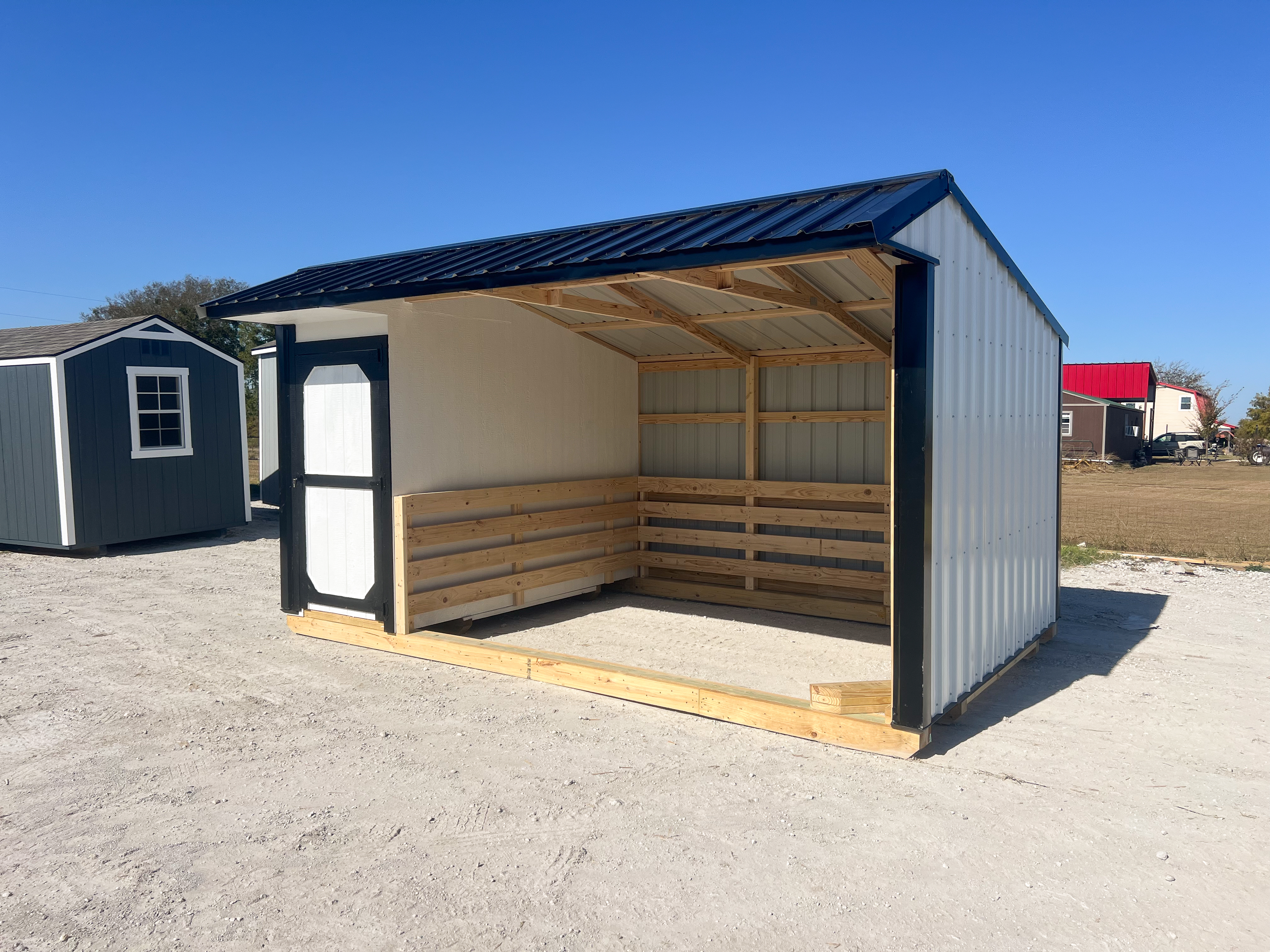 Side view of the building